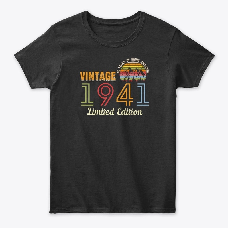 80 Year Old Vintage 1941 Limited Edition