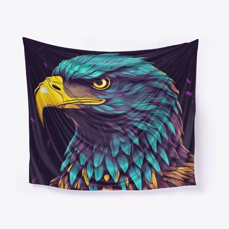Majestic Bald Eagle in Vibrant Colors