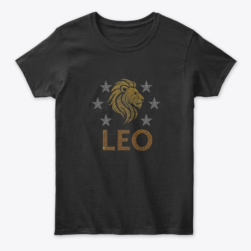 Leo Zodiac Rhinestone Lion