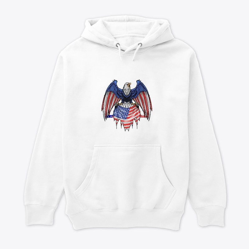 American Bald Eagle Shirt Flag USA