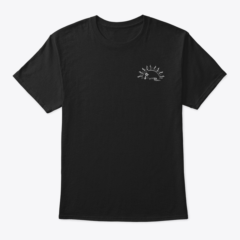 Palm tree sunset design
