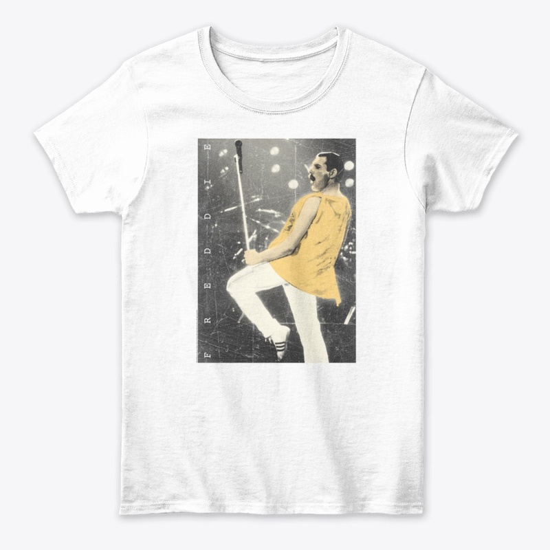 Freddie Mercury Official Live Pose Yellow Icon old