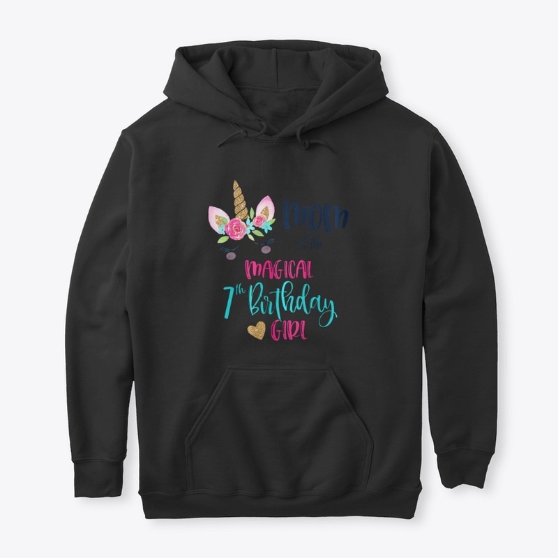 Unicorn Mom Of The 7th Birthday Girlmatc