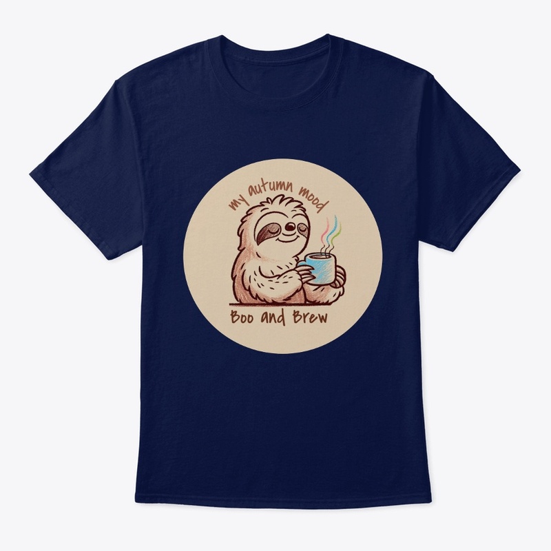 Autumn and Boo vibes design tee for all