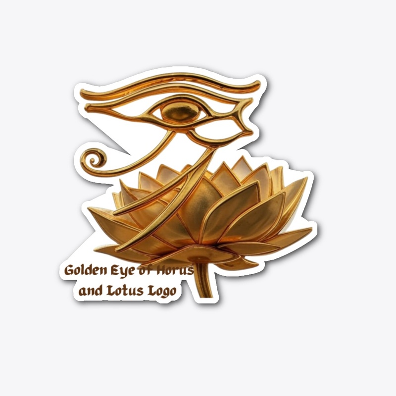 Golden Eye of Horus and Lotus