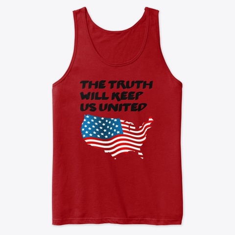 The Truth Will Keep Us United Red T-Shirt Front