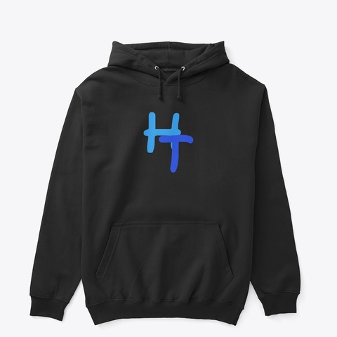Hook Tek Logo Black T-Shirt Front