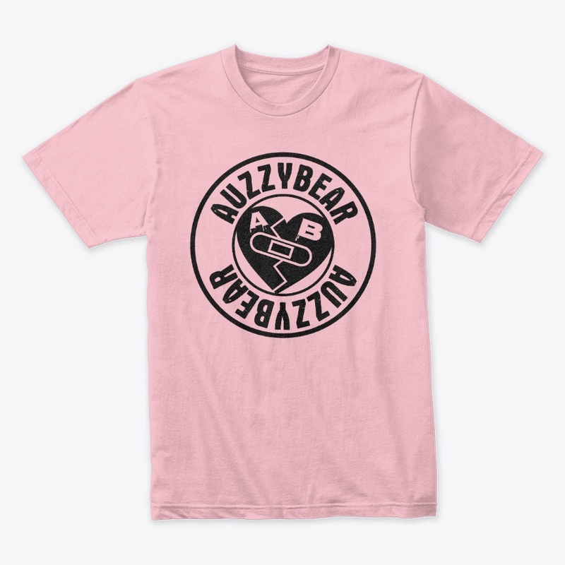 Pink Auzzybear Logo Tee