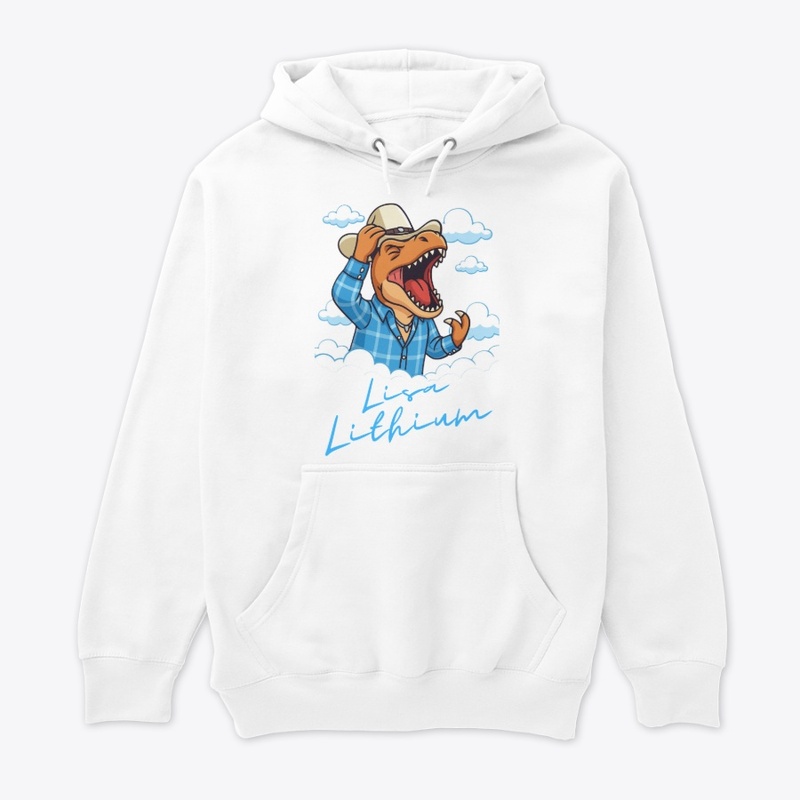 Screaming Dino Premium Hoodie
