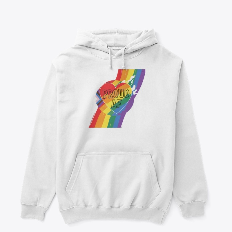 Proud AF Pride Heart