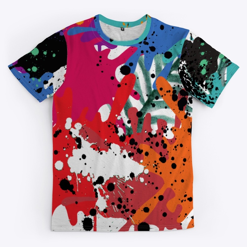 Splat colorful art