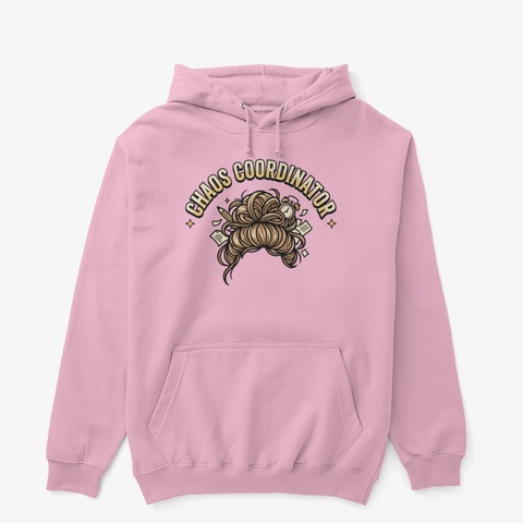 Chaos Coordinator Mom Light Pink T-Shirt Front