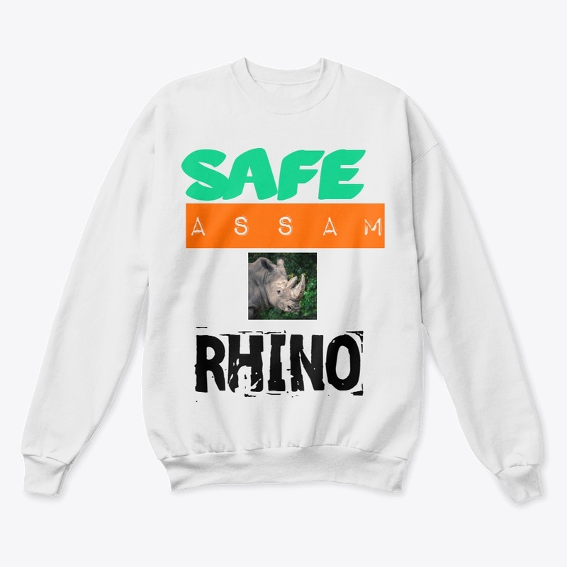 Men Sweatshirt ( Rhino Safe ) Motivation