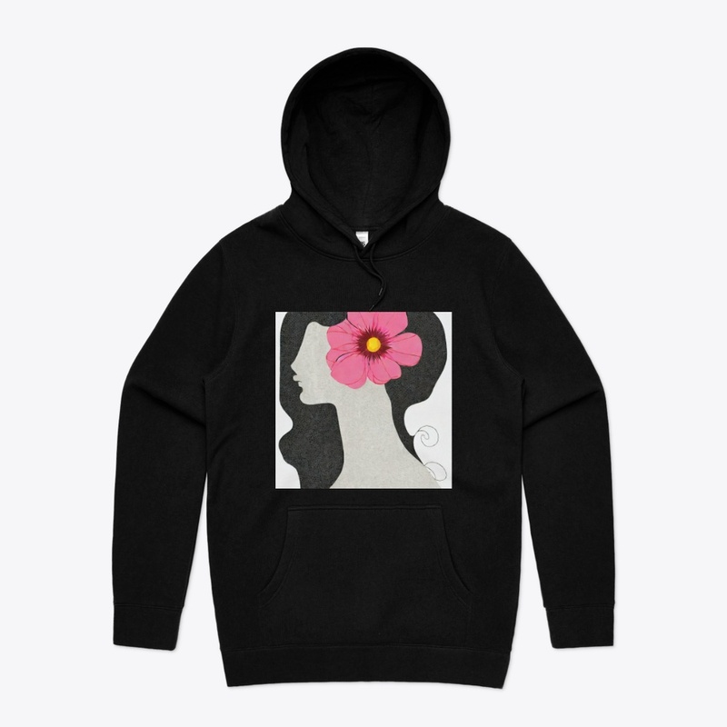 Pink floral lady