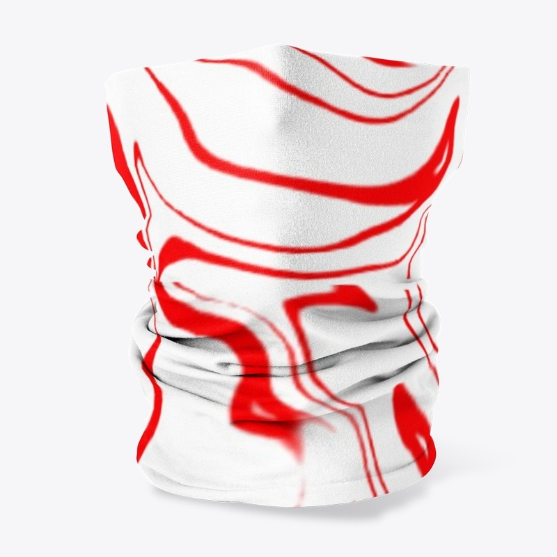Red Neon Paint Mask