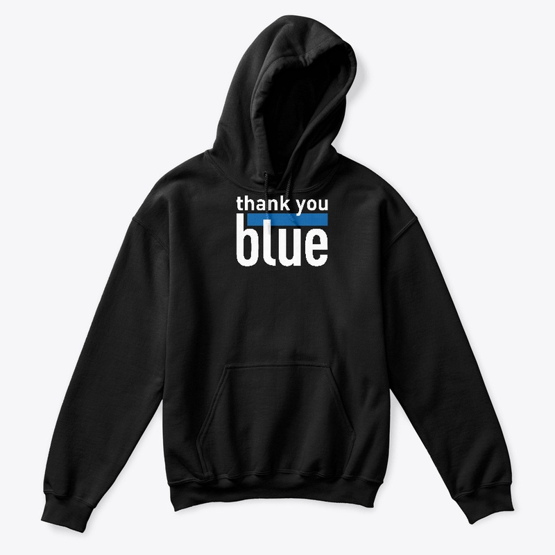 Thank You Blue (on Black)