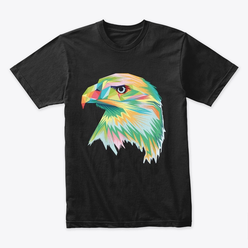 Colorful Eagl’s Head Pop art style 