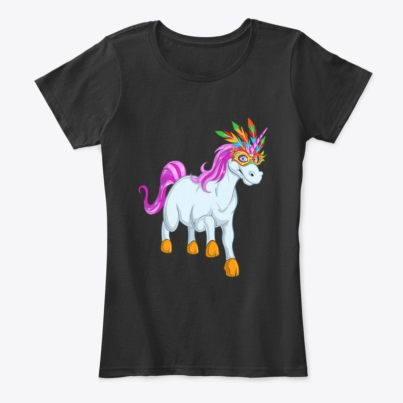 Mardi Gras Unicorn Shrove Tuesday Horse