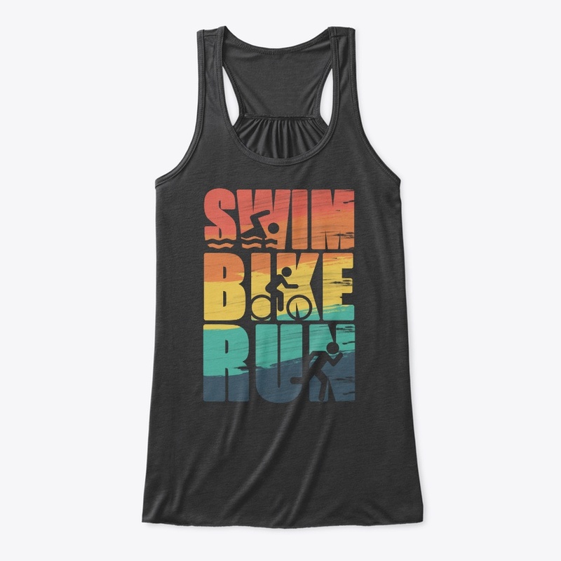 Triathlon Sports swim bike run T-Shirt