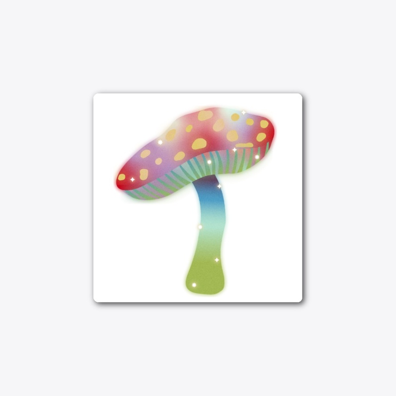 Be Kind to All Kind Mushroom Art
