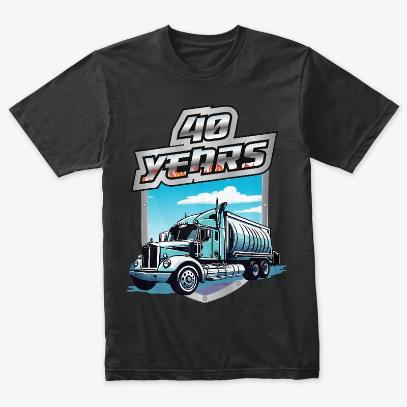 40 Years Anniversary T-shirt Design