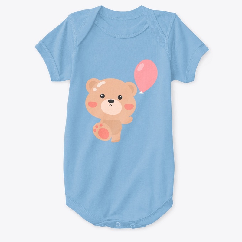 Teddy with a balloon