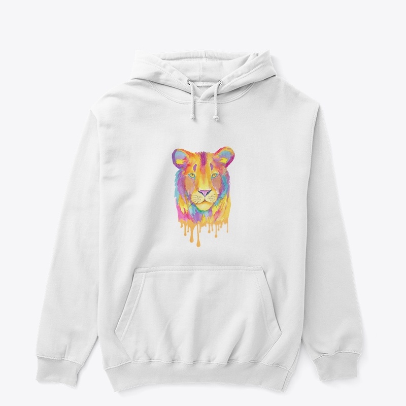 Lion print tee