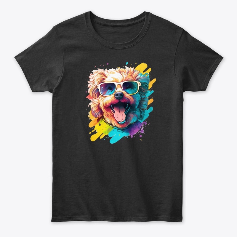 Happy Dog wearing Sunglass 3