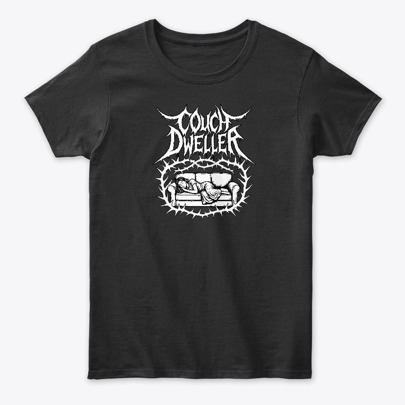 COUCH DWELLER METAL LOGO