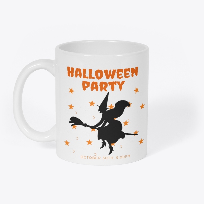 Halloween - Sorciere sur balaie