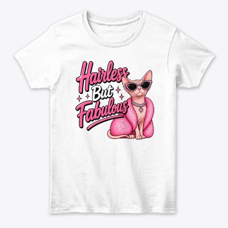 Hairless But Fabulous Glam Sphynx Cat