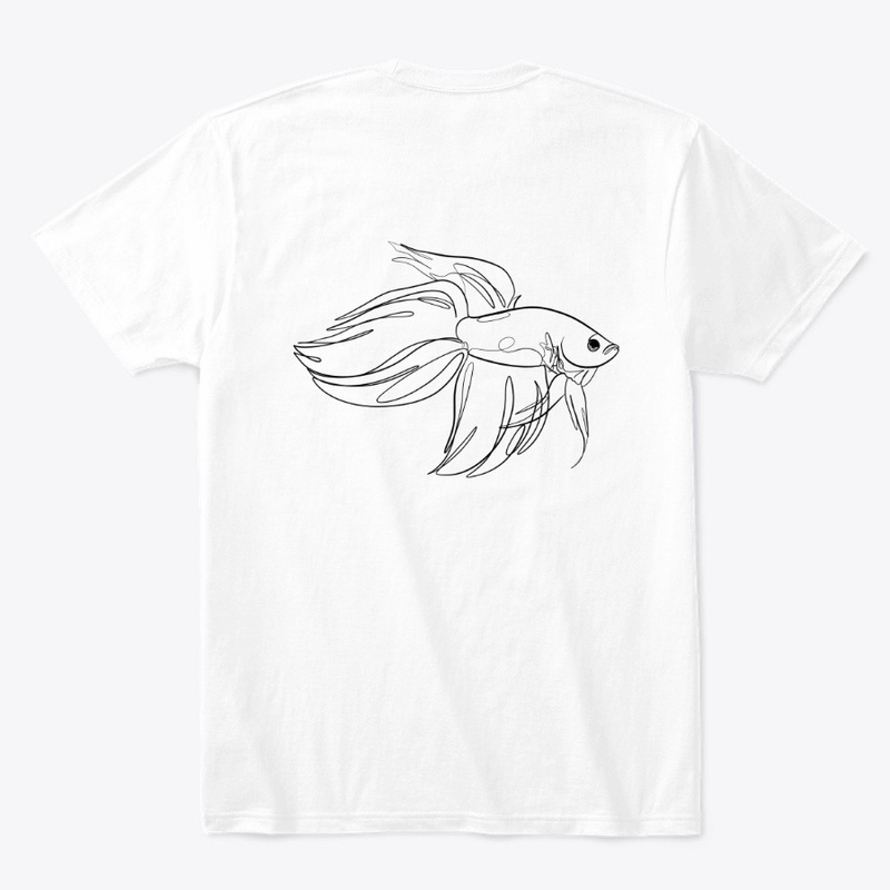 Minimalistic Veiltail Betta