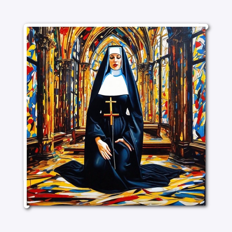 Nun splashes church