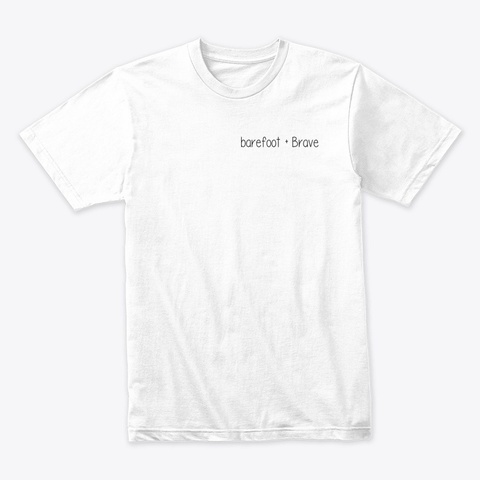 Barefoot White T-Shirt Front