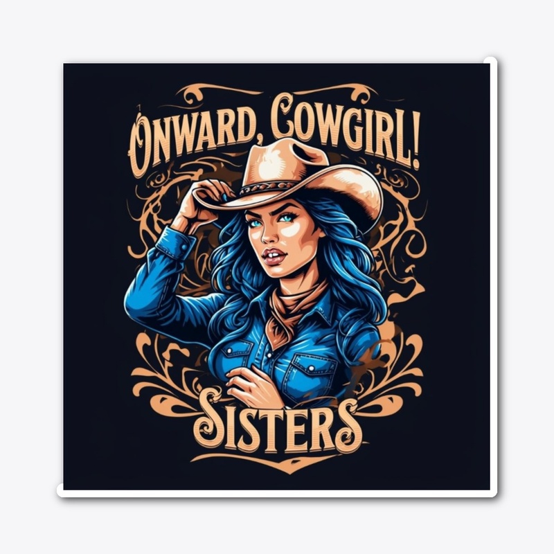Cow girl T-shirt Design