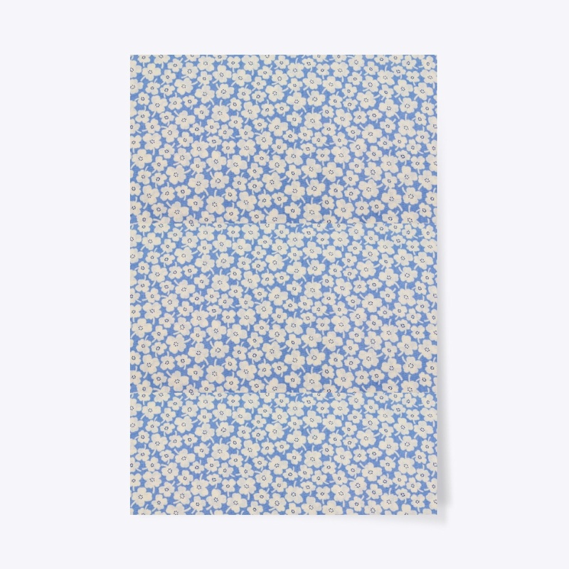 BLUE FLOWER PATTERN