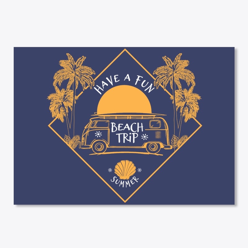 Summer T shirt - Beach Trip