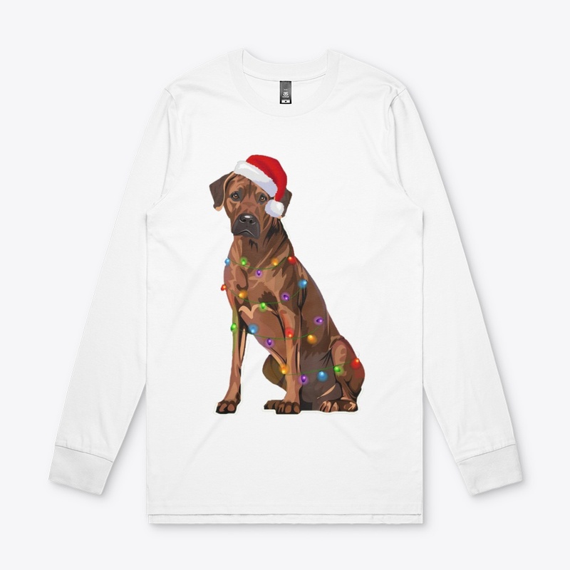 RHODESIAN RIDGEBACK CHRISTMAS T SHIRT