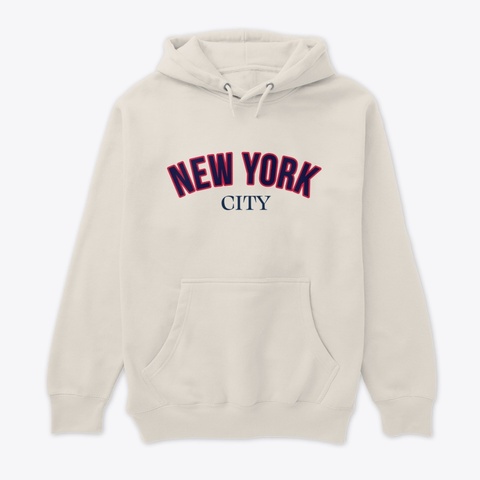 New York Hoodie Sandshell T-Shirt Front