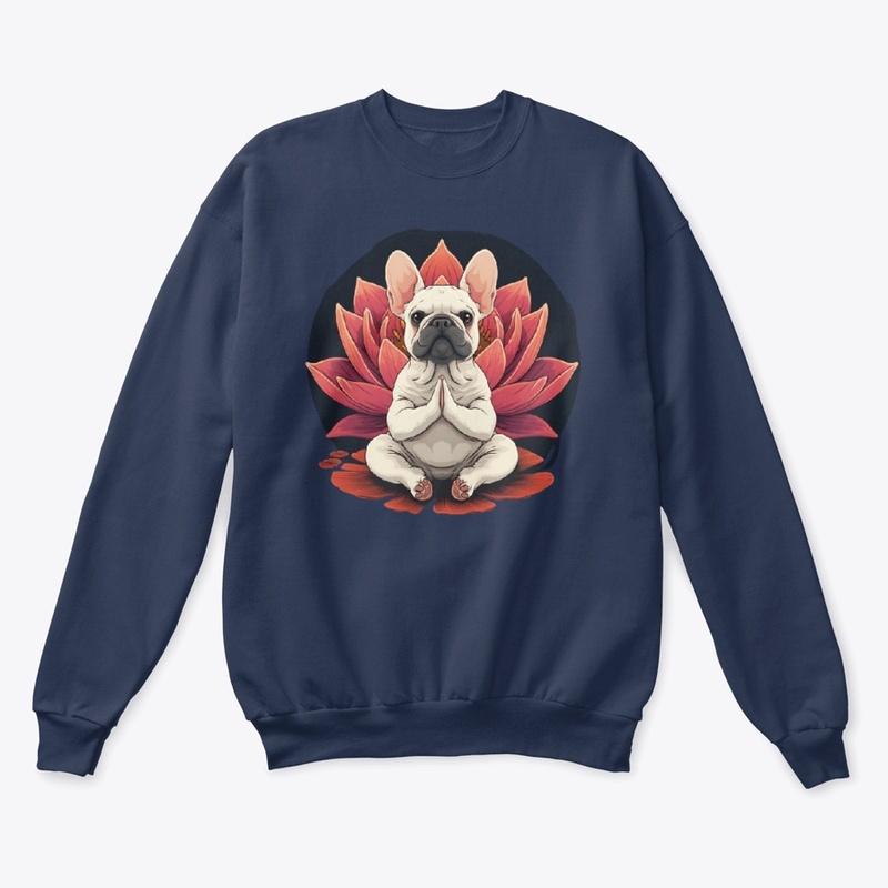 French Bulldog Yoga T-shirt