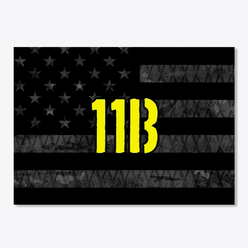 Infantry Subdued American Flag