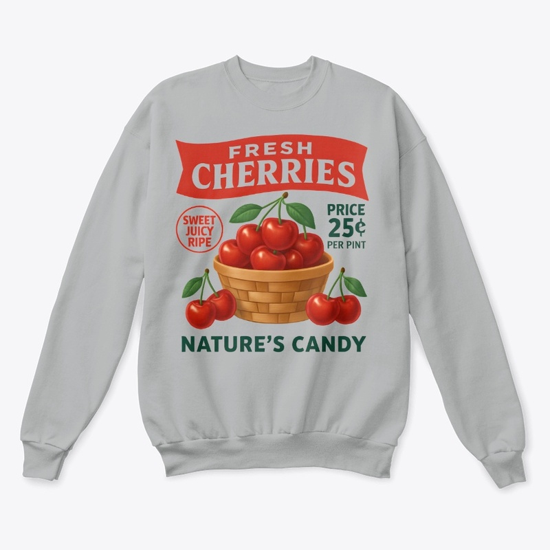 Nature's Candy | Vintage Cherries Art