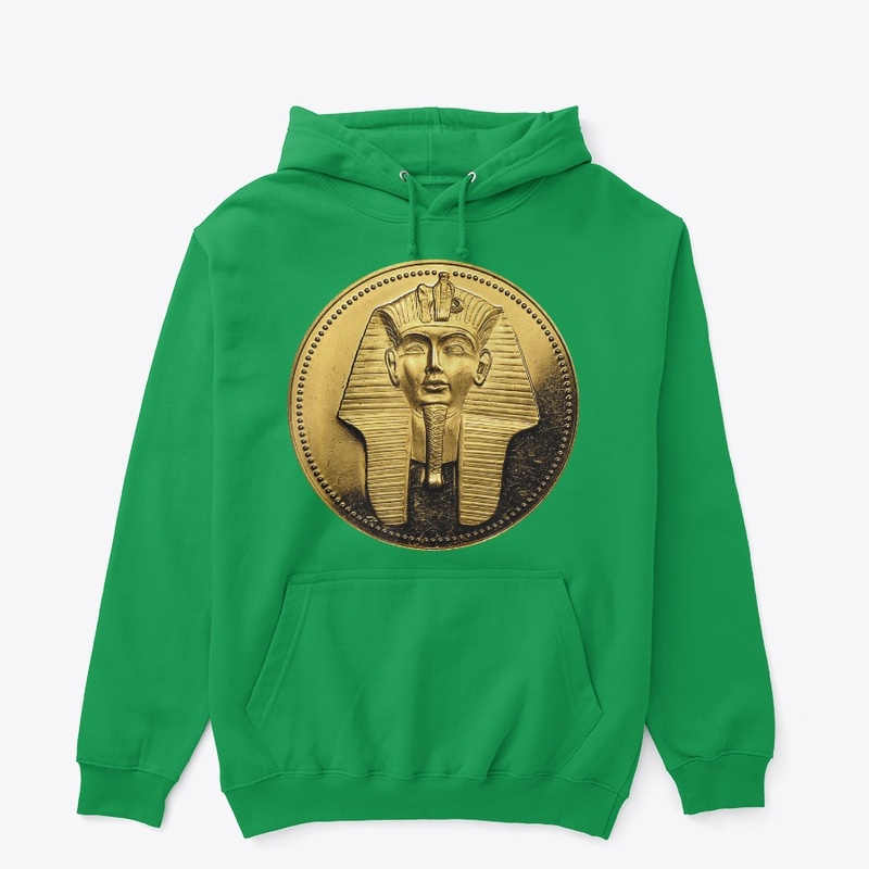 Black  Golden Pharoah Coin King Tut
