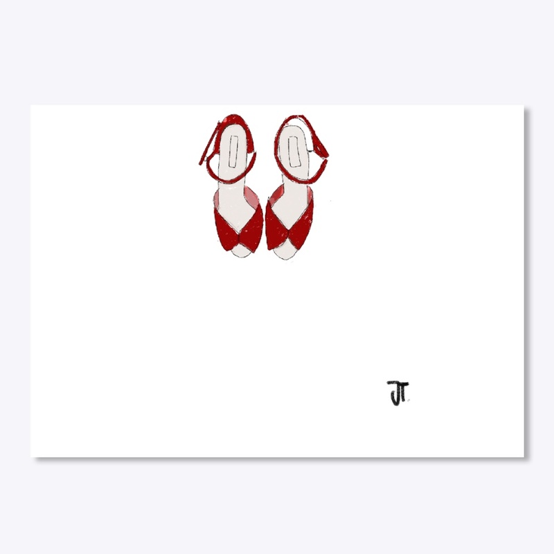 Red shoes 