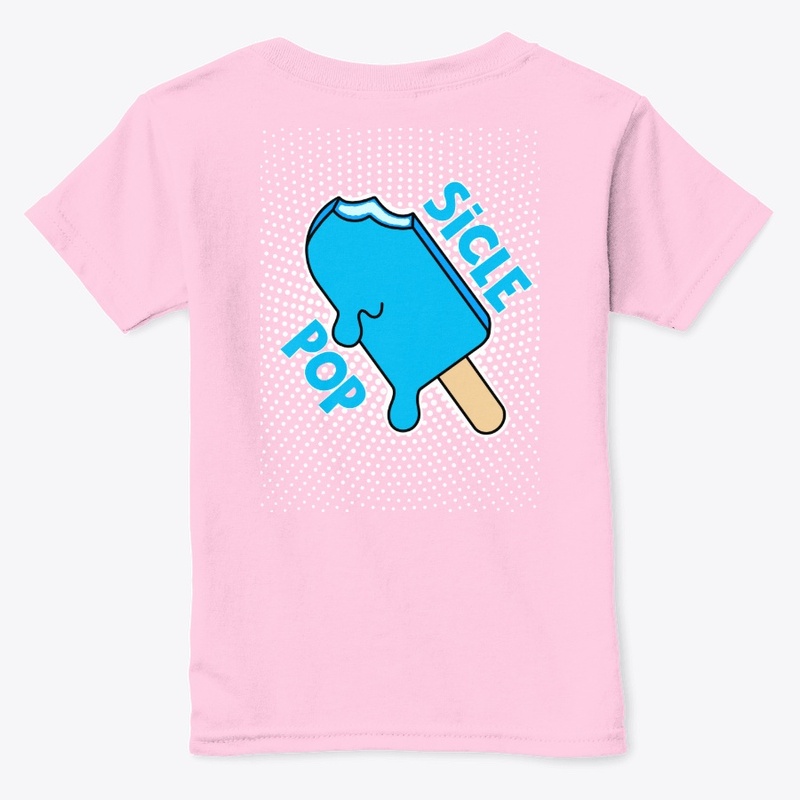 POPART Pink Kids T-shirt Siclepop