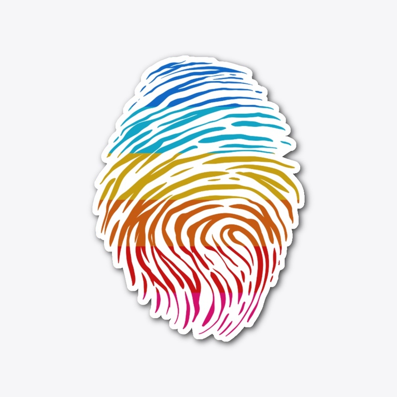 Colorful fingerprint