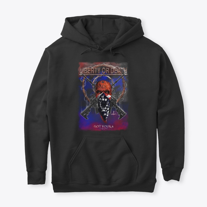 LIBERTY OR DEATH Classic Pullover Hoodie