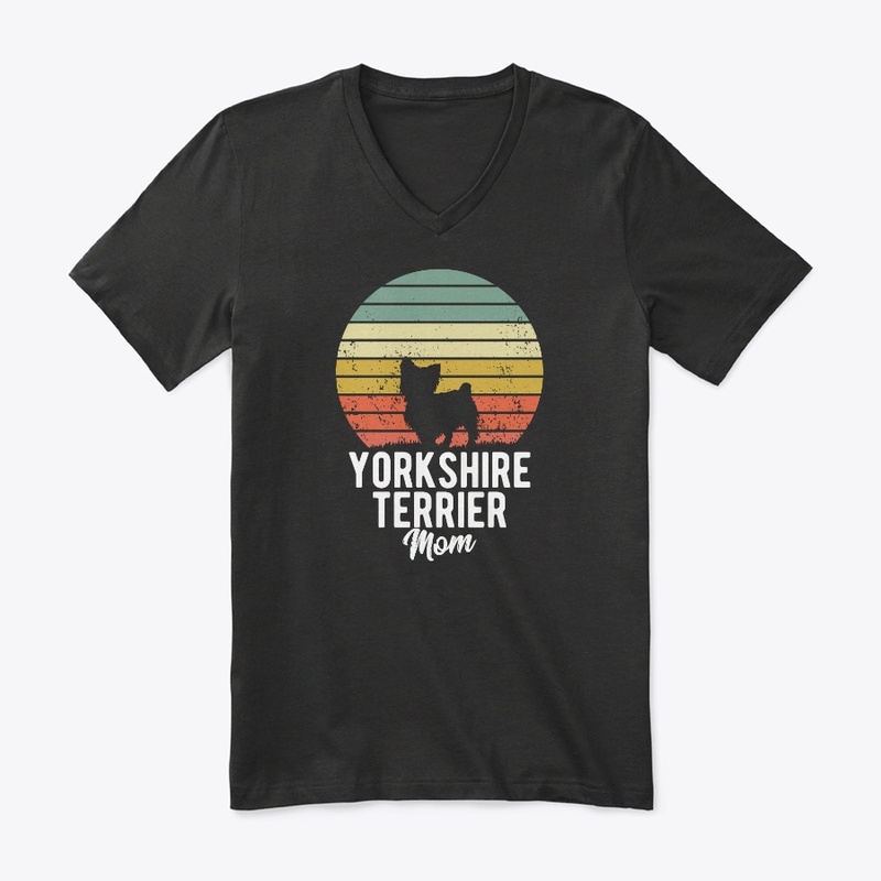 Yorkshire Terrier Mom Retro Sunset Dog