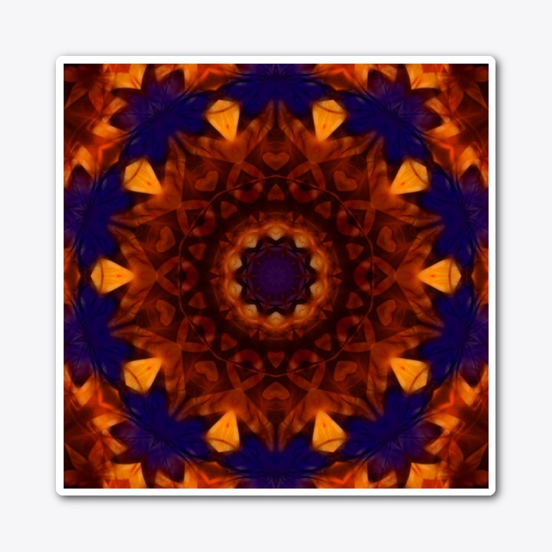 Blue Orange Kaleidoscsope
