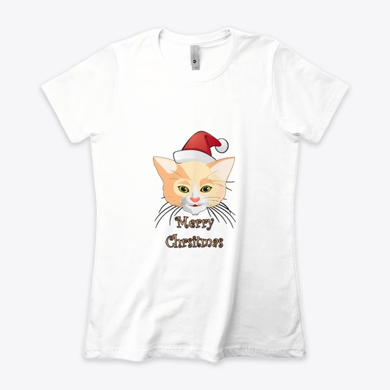 Merry Christmas Cute Kitten